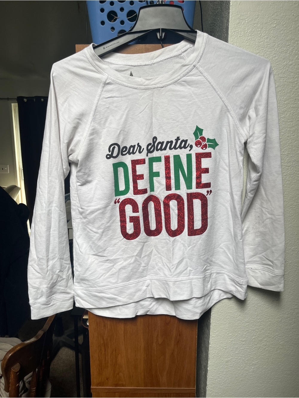 Hybrid Apparel White Pullover with Gold Star Logo